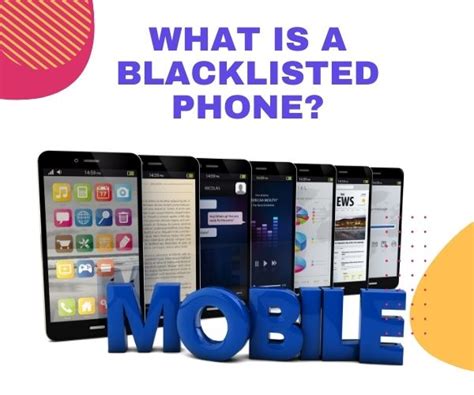 blacklisted cell phone.